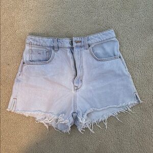 Zara Light Blue Denim Women's Shorts